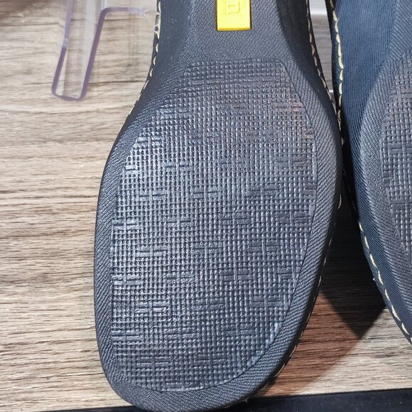 Born Leather Sandals Size 9 Slip On Block Heeled Comfort Dressy Slides Shoes - Picture 14 of 15